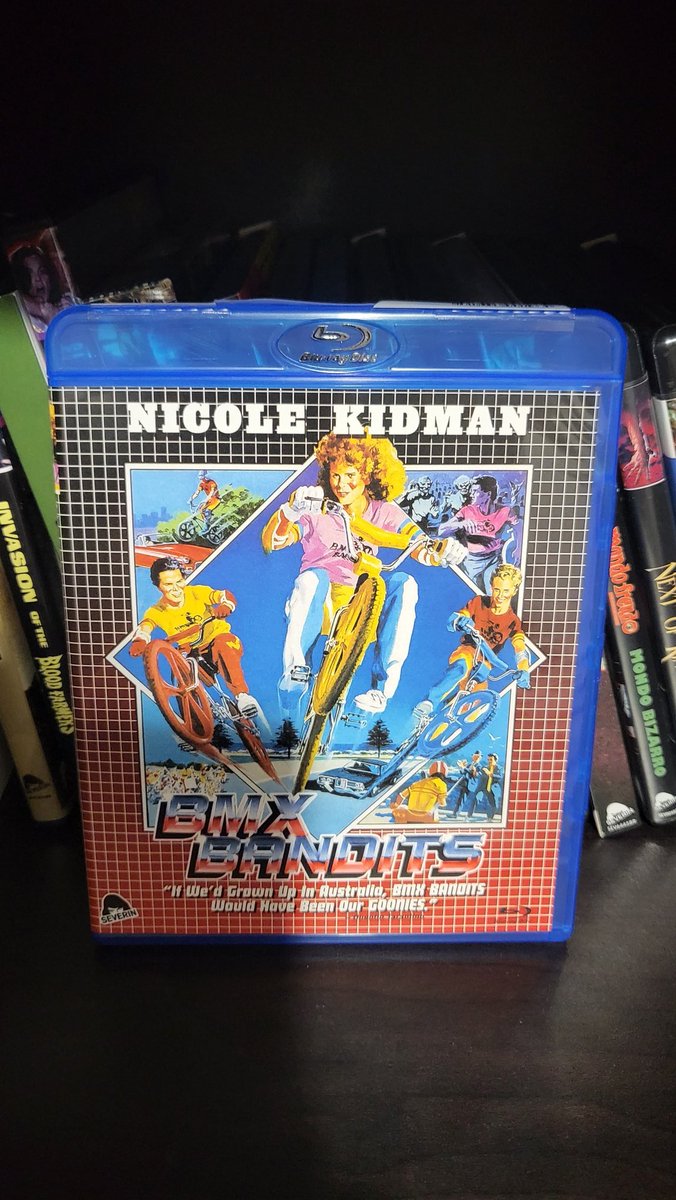 Now Watching, BMX BANDITS (1983)
#bmxbandits @SeverinFilms #briantrenchardsmith #davidargue #johnley #nicolekidman #angelodangelo #jameslugton #bryanmarshall #nowwatching  #comedyfilm #comedyfan #bluraycomedy #blurayfan #80scomedy #80sfilm #firsttimewatch