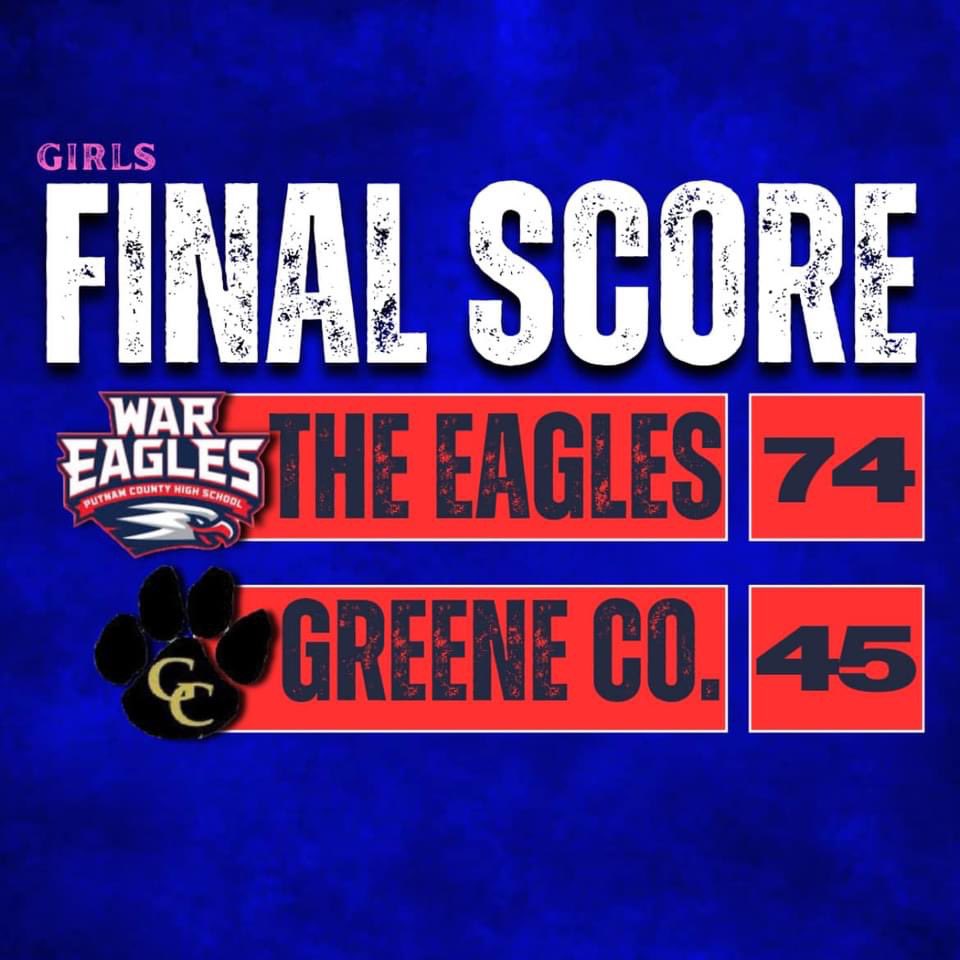 Putnam County Girls Basketball (@putnamgirlshoop) on Twitter photo Lady War Eagles Move To 3-1 On The Season After Defeating Rival Greene County. 💙🦅
Journey Waller- 24 Points <a href="/journeywaller10/">journ .</a>
Kamyra Aikens - 15 Points
<a href="/myradagoat/">kamyra aikens 🤝</a>
Jaikarccie Smith - 8 points
<a href="/jaikarccie/">Jaikarccie Smith</a>
Halana Griffin- 8 Points
<a href="/HalanaGriffin/">HalanaGriffin</a> Lady War Eagles Move To 3-1 On The Season After Defeating Rival Greene County. 💙🦅
Journey Waller- 24 Points <a href="/journeywaller10/">journ .</a>
Kamyra Aikens - 15 Points
<a href="/myradagoat/">kamyra aikens 🤝</a>
Jaikarccie Smith - 8 points
<a href="/jaikarccie/">Jaikarccie Smith</a>
Halana Griffin- 8 Points
<a href="/HalanaGriffin/">HalanaGriffin</a>