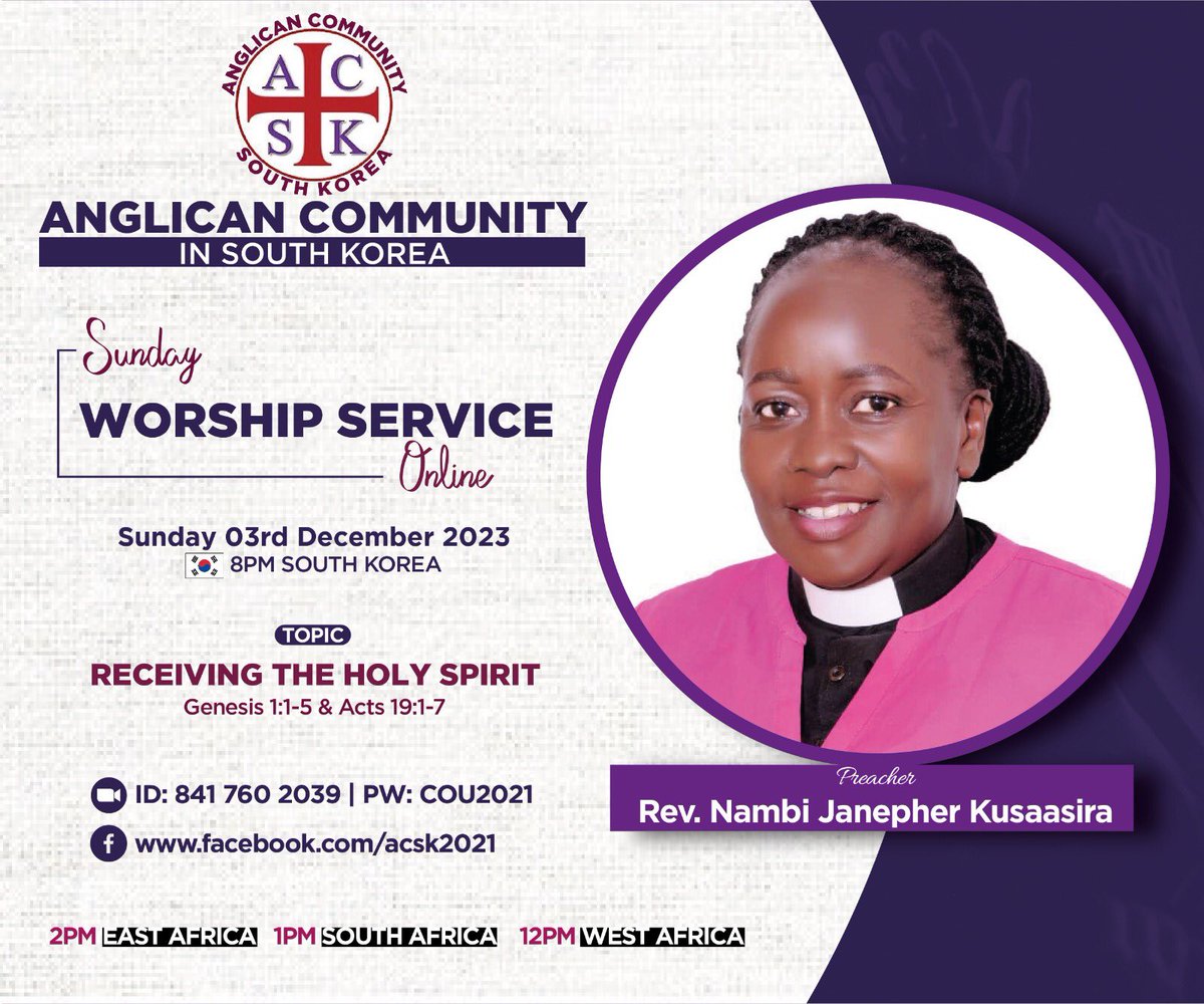 Welcome for worship service in the 1st Sunday of Advent season! @CrissyAriineitw @Agaaba7 @EuNanziri @AmGillianOkello @JowardThabugha @AhimbisibweOsb @Kosea_Abaho @GrivenStewart @harriet_nkwanzi @MosesAhimbisib7 @Eliab77803350 @newvisionwire @ChurchofUganda_