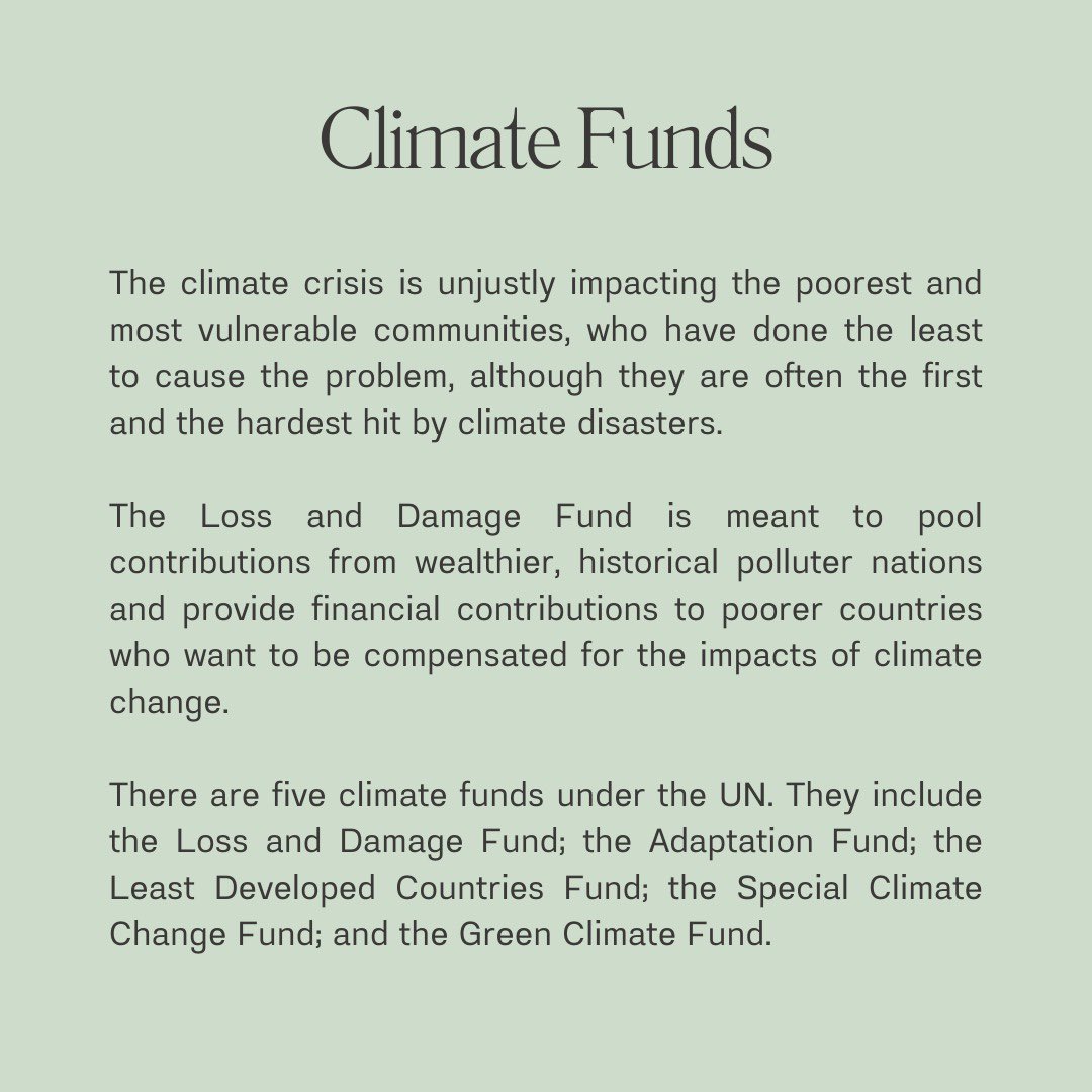 Jacquelineh10's tweet image. I’ve been following the Loss and Damage Fund at #COP28 and this is what I’ve learned so far 🌎