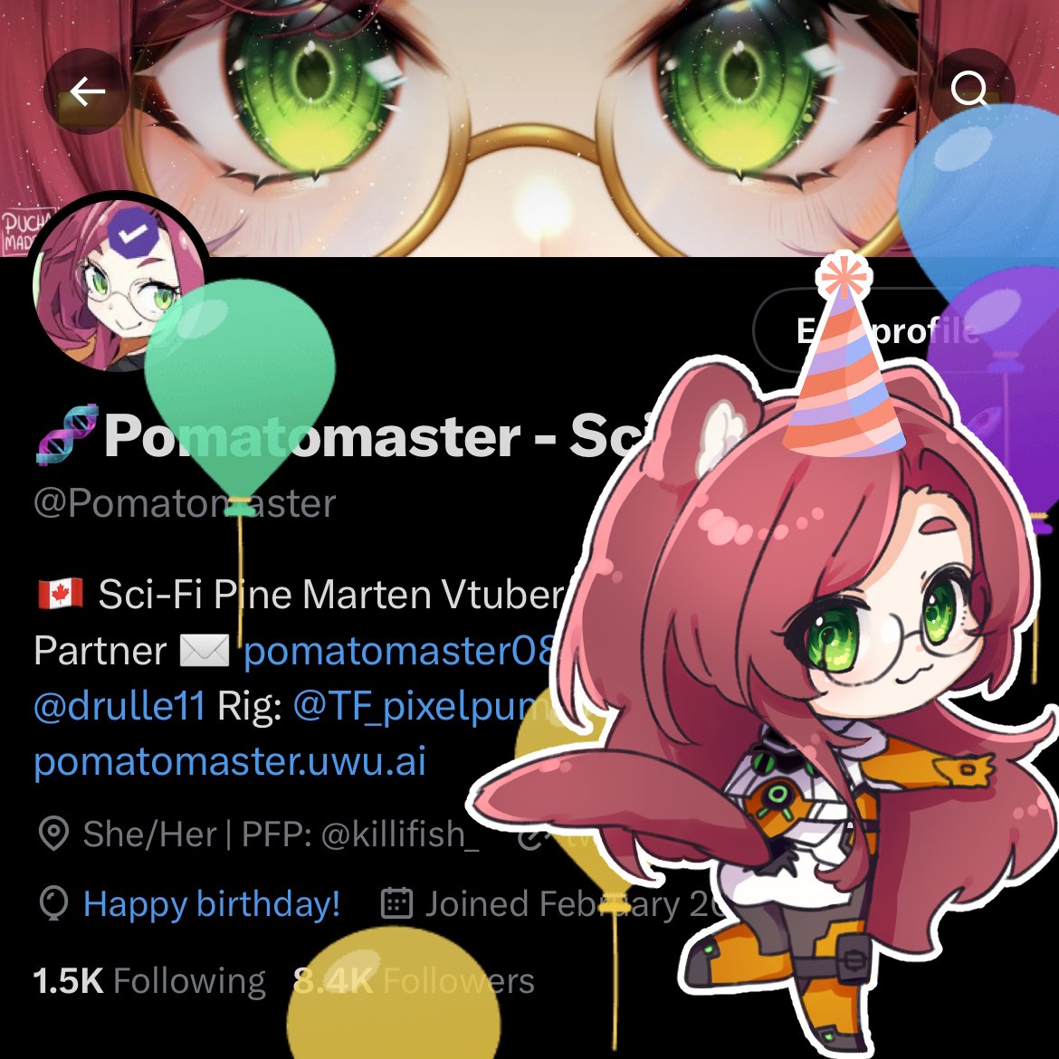Pomatomaster's tweet photo. ✨🎂Is Birthday! 🎂✨