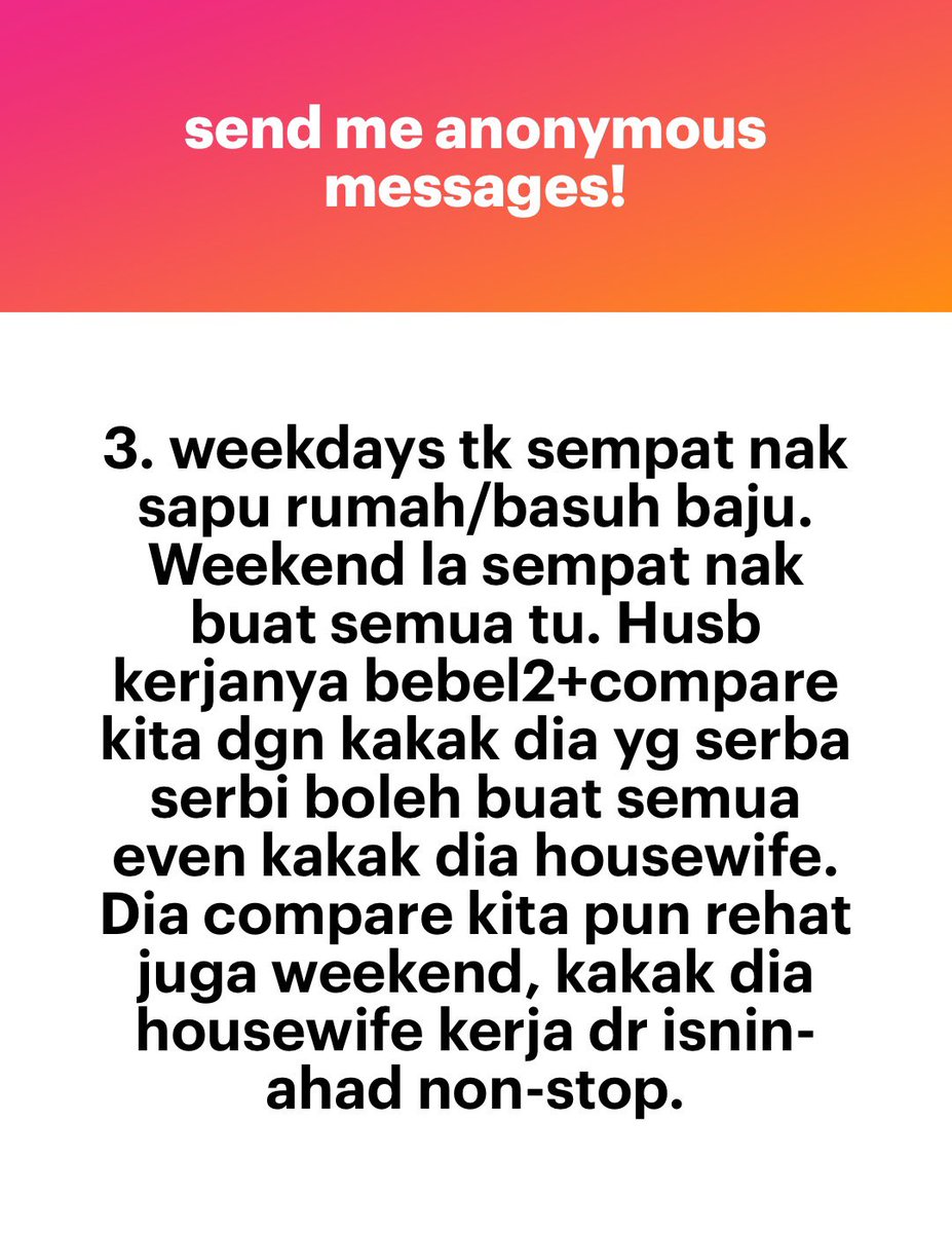 meinmokhtar's tweet photo. Luahan isteri https://t.co/ZzDGD97iSQ