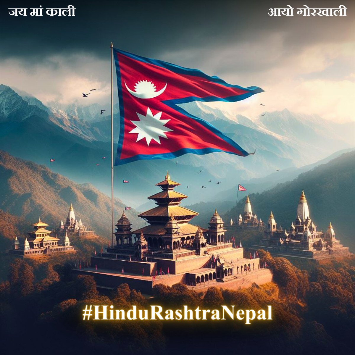 returnofarjun's tweet photo. Nepal will become a Hindu nation💪🚩
#HinduRashtraNepal https://t.co/IAZLs9ErWZ