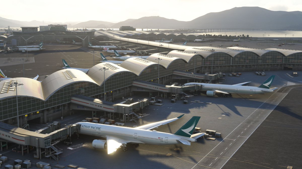 Daisuke12J's tweet photo. VHHH: Hong Kong International Airport
#msfs #msfs2020 #WFSS https://t.co/jRV3M3sVaI