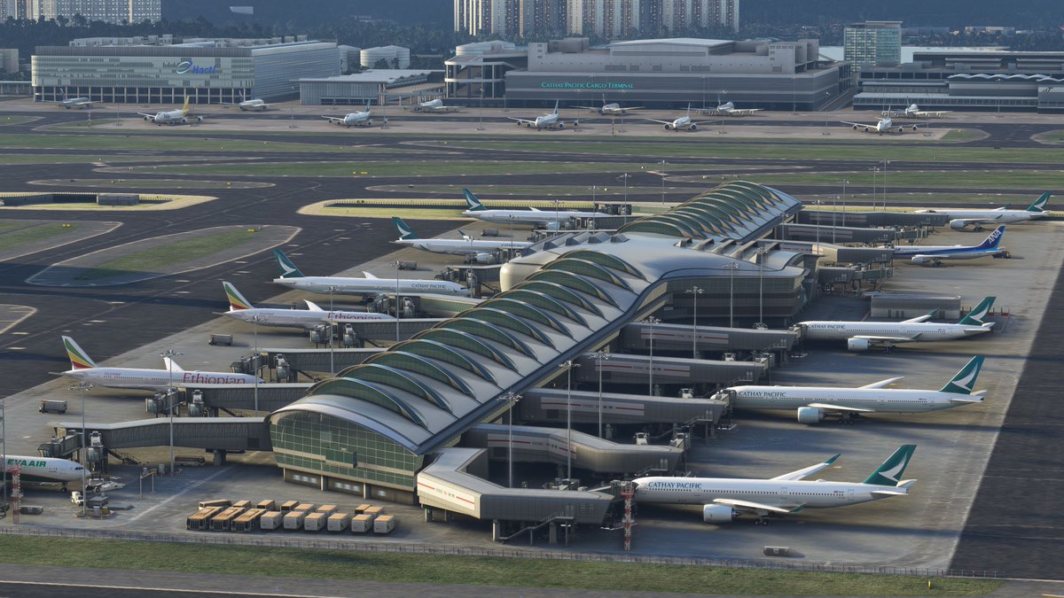 Daisuke12J's tweet photo. VHHH: Hong Kong International Airport
#msfs #msfs2020 #WFSS https://t.co/jRV3M3sVaI