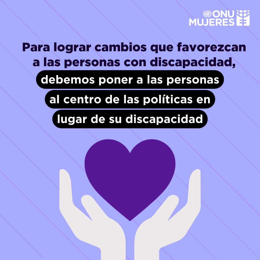 📊 ¿Qué dicen los datos?  ​

​Aunque la realidad a veces parezca decir lo contrario, las mujeres y niñas con discapacidad no son un mundo aparte. Son parte del mundo, constituyendo casi el 20% de mujeres y niñas a nivel global. ​

​ℹ️ Conoce más: bit.ly/DPcDX2