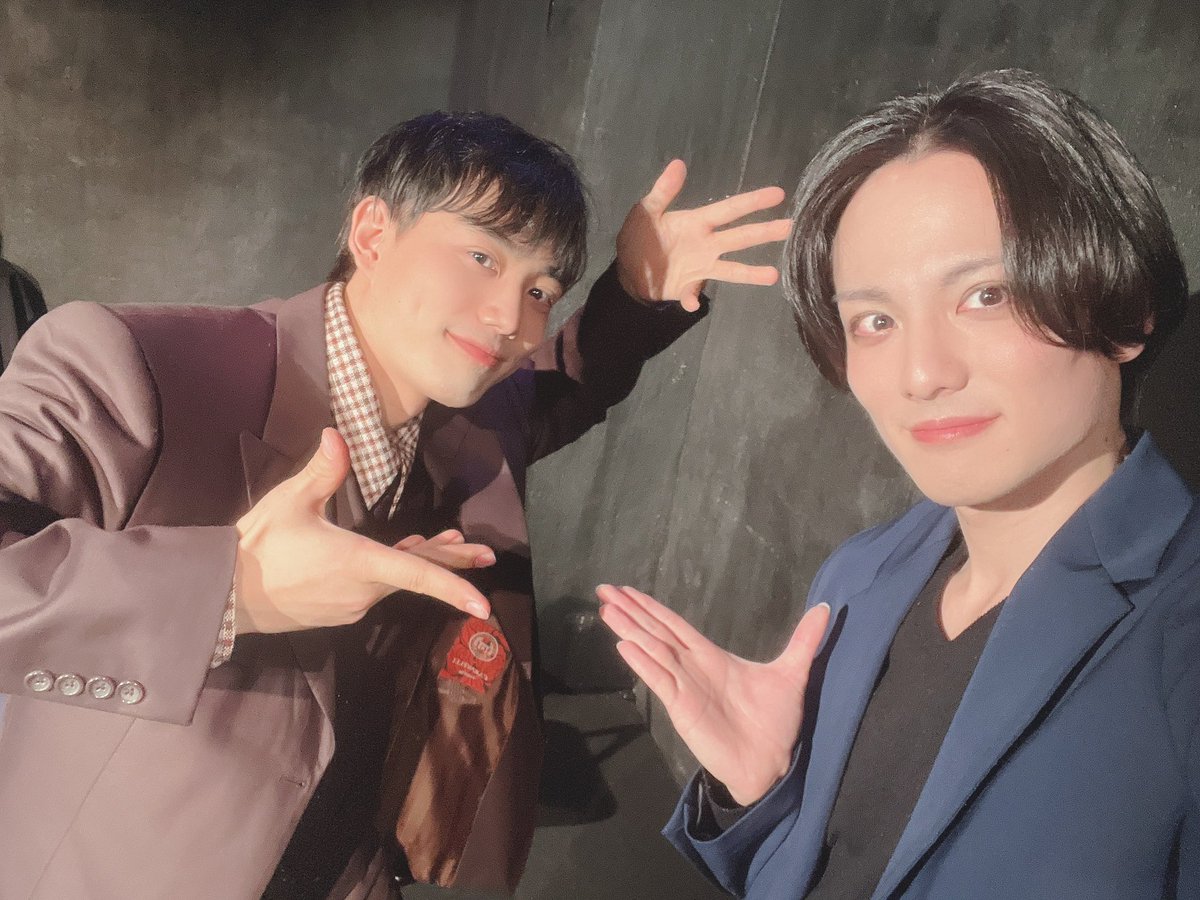 SakaguchiMinamu's tweet photo. 演劇バラエティイベント
IMPRESSION -LIVE-vol.2

第一部が終了しました！！
観に来てくれて本当にありがとうございます！！

川代峻平さんと！！
一部の包容力あるお芝居がとても印象的で素敵でした…！！

#IMPLIVE https://t.co/hP8hCmust9