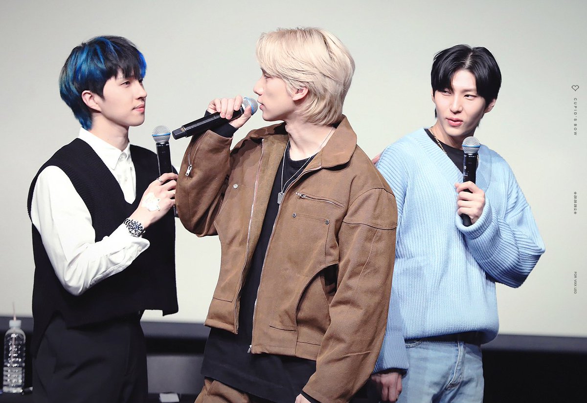 1110cupids_bow's tweet photo. 231202 메이크스타 팬사인회 #빅스 #VIXX #정택운 #레오 #혁 #켄 #CONTINUUM #Amnesia @JUNGTW_LEO @jaehwany0406 @HSangHyuk

🎶🐶🐻🎶 🐱💢 https://t.co/ICeqNptp4G