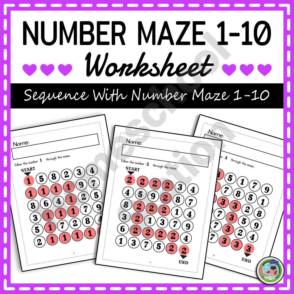 homeschool_zone's tweet photo. Number Maze 1-10 Worksheets

Download the set:→ https://t.co/7H88K4ZJlF

#numbermaze #preschoolworksheets #kindergartenworksheets #numberidentification #printablemazes #numbers1to10 #learningactivities #dotpaints #stamps #stickers #pencils #markers #educationalresources #kids https://t.co/0LPPCWpcNn