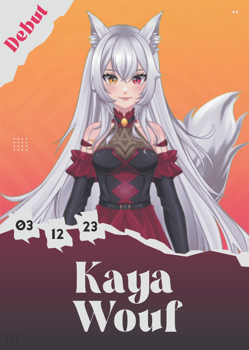VizoraOfficial's tweet photo. Wouf! - @KayaWouf will be having her debut with Vizora live in just 4:45 hours!🐺🔗

Turn on the Stream Notifications and join us in her debut stream today!✨
https://t.co/8GjQZSsKHC

#Exalta #VTuber #VTuberDebut https://t.co/NniVOYFDb6