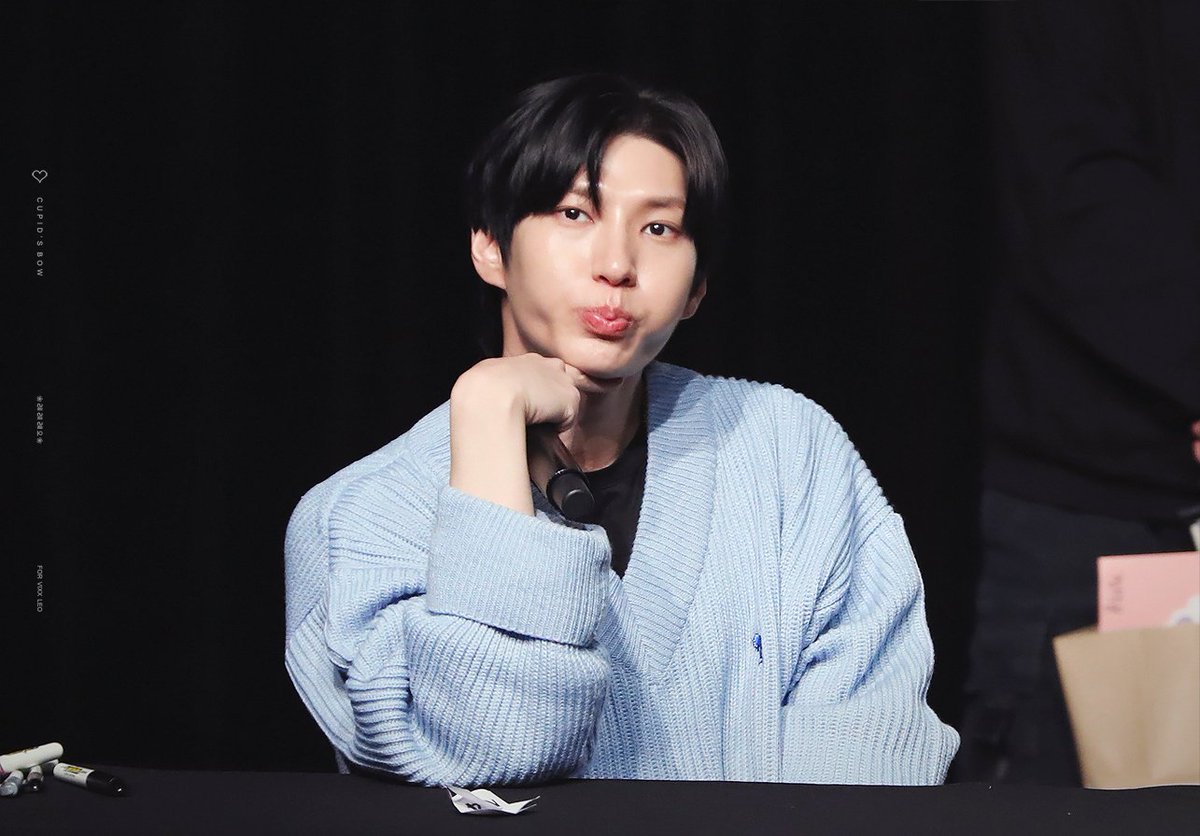1110cupids_bow's tweet photo. 231202 메이크스타 팬사인회 #빅스 #VIXX #정택운 #레오 #LEO #CONTINUUM #Amnesia @JUNGTW_LEO 하늘색 옷 잘 어울려요 🩵 https://t.co/PtrPl6pVEF