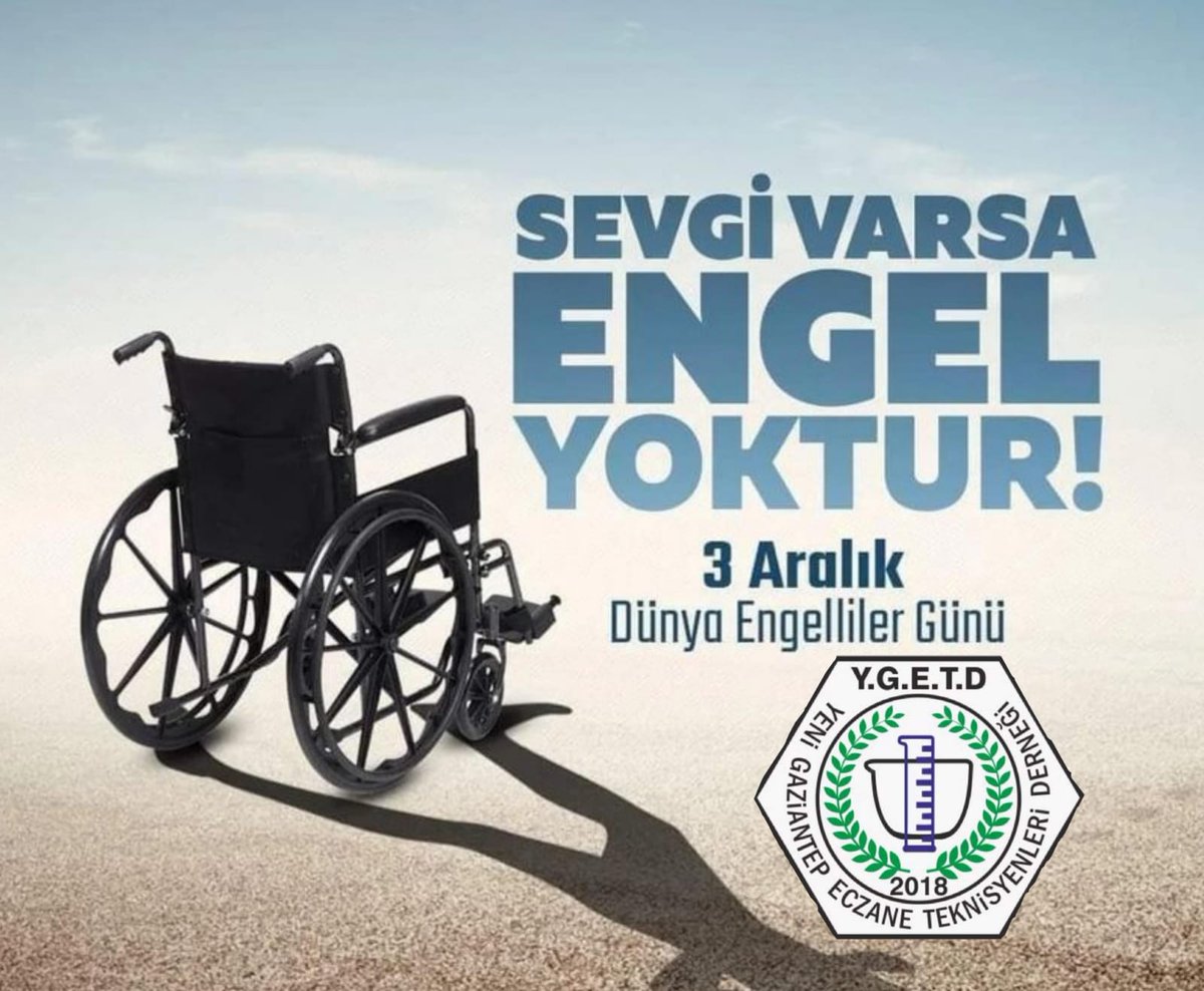 YeniDernegi's tweet photo. ❝Sevgi, Her Engeli Aşar❞

3 Aralık Dünya #EngellilerGünü https://t.co/odnkNOaQ8i