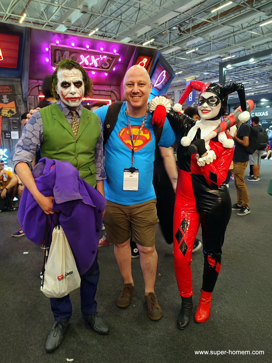 superhomemcom's tweet image. Batman, Joker and Harley Quinn Cosplayers #joker #bobkane #billfinger #jerryrobinson #pauldini #brucewtimm #batman #thedarkknight #heathledger #dccomics #cosplay #cosplayer #ccxp23 #Batman @Batman