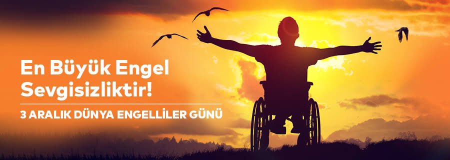 Farkında ol, yardımcı ol, birlikte ol ama engel olma. #3AralıkDünyaEngellilerGünü
