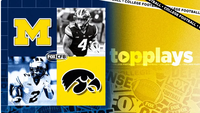 Axelsosunfalsou's tweet photo. Michigan and Iowa face off in the Big Ten Football Championship Game. Michigan aims for a third consecutive conference title and a spot in the College Football Playoff. Iowa seeks revenge for their 2021 Big Ten title loss. Michigan's undefeated season and the return of head coach Jim Harbaugh add to the excitement