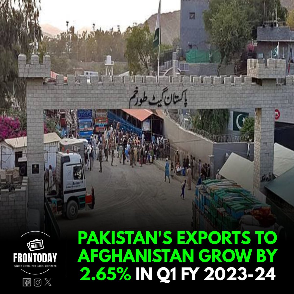 Positive trade news! Pakistan's exports to Afghanistan show a robust growth of 2.65% in the first four months of FY 2023-24, reaching $180.686 million. A promising start to the fiscal year! #PakistanExports #TradeRelations #EconomicGrowth #FY2023_24 #TradeUpdate