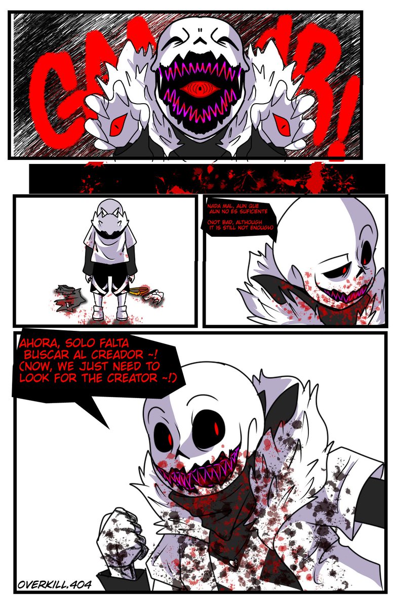 0verKill404's tweet image. Part/parte 36 

#EvilC #comic #undertale #TheRedApple