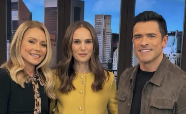 Check out some videos from Natalie's appearance on Live with Kelly and Mark. #NataliePortman natalieportman.com/2023/12/07/liv…