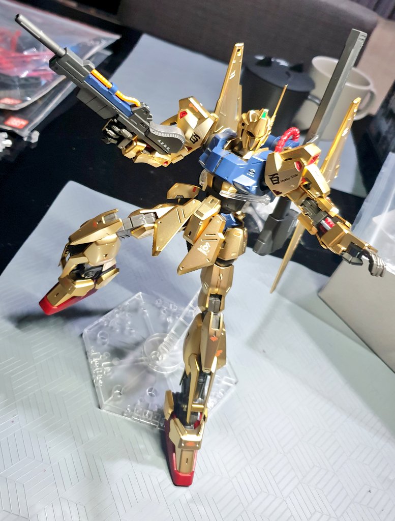 gmshugo1's tweet photo. 1/100 MG Hyaku Shiki 2.0

Very solid and good looking kit. So nice! Next is Barbatos Ichiban Kuji or maybe Perfect Gundam PF-78.

#hyakushiki #ガンダム #ガンダム0090 #gunpla https://t.co/a1fqpaOALs