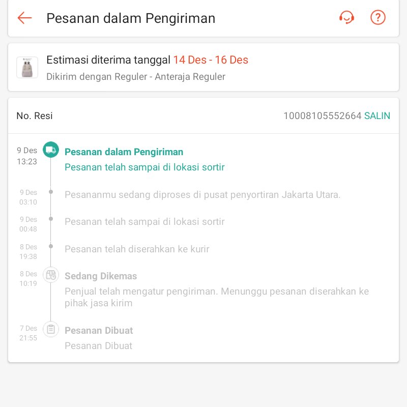 tikatikuut's tweet photo. Ni @AnterajaCare ada masalah apa sih kok bisa paket dua hari d sortir ga gerak gerak. Lama bgt oooy mana yg satu itu mau buat ngadoin temen. Biasanya jkt- jambi tu 3 hari nyampe oy https://t.co/srfkesRgk8