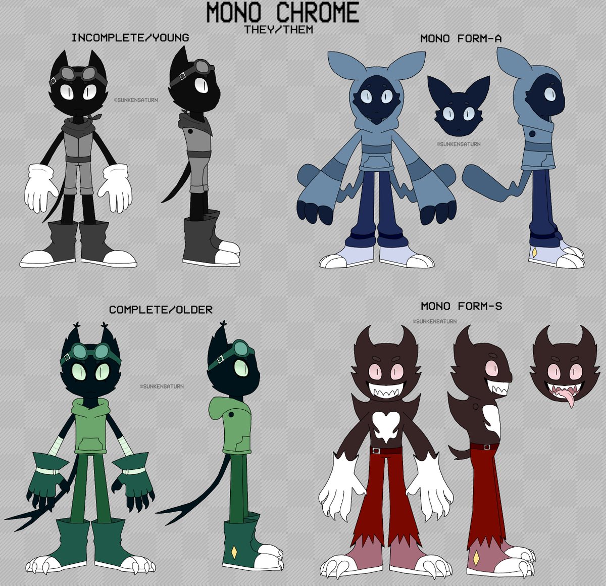 SUNKENSATURN's tweet image. oh yeah did a bit of a redesign for Mono &amp;amp; their forms,, love this critter :)