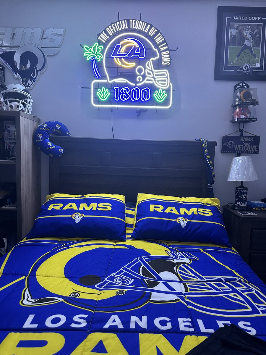 Got a great new piece for Christmas. Hope it brings us lots of luck. #ramshouse #ramsnfl #ramsrepublic #ramsrepublicfc #football #footballsunday
