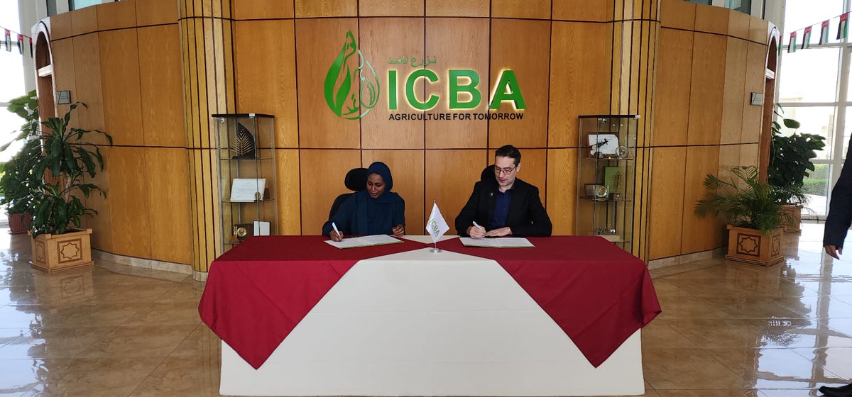 ICBAAgriculture's tweet photo. #ICBAAgriculture entered into an agreement with CIMMYT to advance systems-based approaches to ecological and sustainable intensification of semi-arid and dryland cereal-legume cropping systems; market identification for underutilized crops; crop productivity and breeding; and https://t.co/FwaCnjf4FH