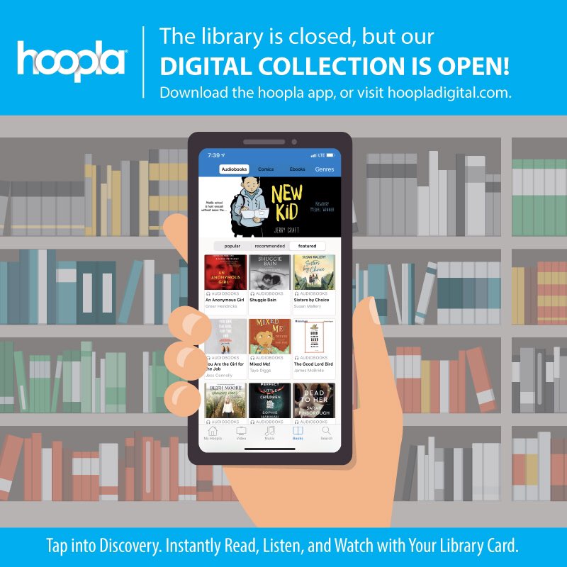 goRCLS's tweet photo. 📚🎧 Dive into a world of endless digital content with #Hoopla! 🌟 Whether it's books 📖, audiobooks 🎵, movies 🎬, or more, your RCLS library has got you covered 24/7. 🕒✨ Explore, enjoy, and discover new favorites today! #HooplaMagic #ExploreRCLS #The47  #RCLSLibraries #DigitalContentFun @hooplaDigital