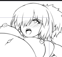 めずらしくアヘ目させてる。 