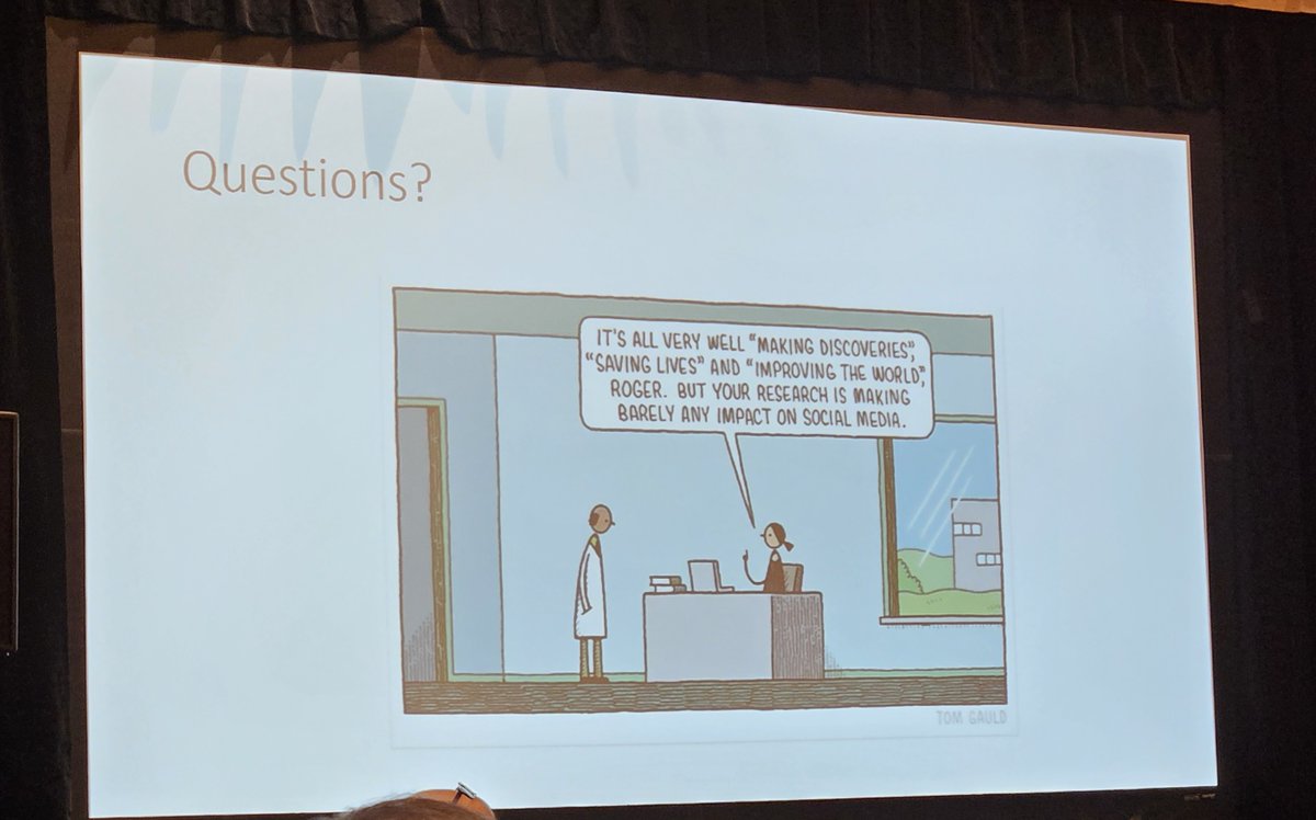 Filling my #MedEd cup this morning at #ASH23, starting with a great presentation on using social media for education by <a href="/acweyand/">Shematologist, MD</a>. As a physician scientist too, really loved this last slide 😂