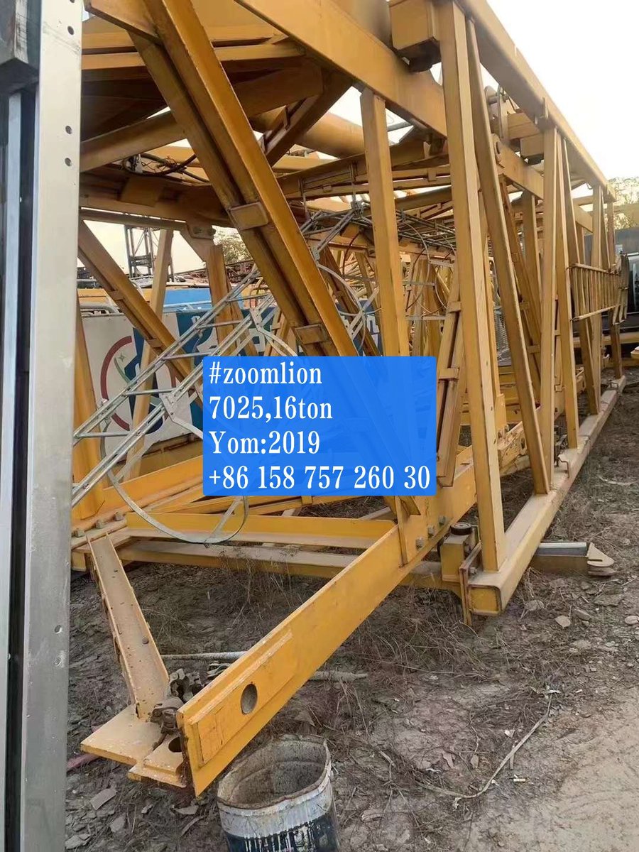 Benty_XMThoist's tweet image. zoomlion 7025,16 tons,year of manufacture:2019 for sale.
WhatsApp: +8615875726030

#towercrane #جرثقیل #cranemachine #zoomlion16ton #zoomlioncranes #zoomliontowercrane #craneconstruction #irancrane #iraqcranes #iraqconstruction #constructionplatform #irán