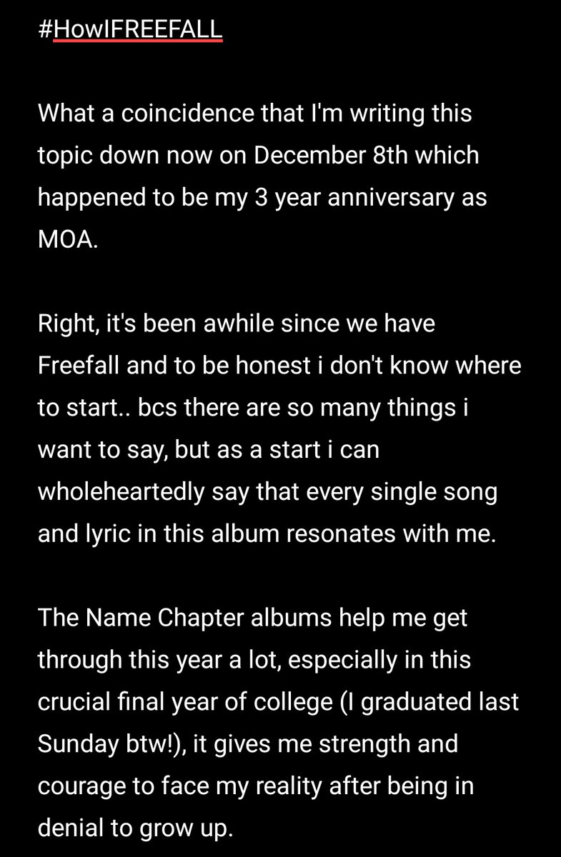 moa_station's tweet photo. #HowIFreefall
I'm not late, am i? it's typical of me to say that 'i don't know what to say' and proceed to make these long paragraphs, hope it's not too much 🥺 (i got the hydrangea bouquet as a graduation gift from my MOA friends 🩵)

-🦁 https://t.co/PKWABnfoAO