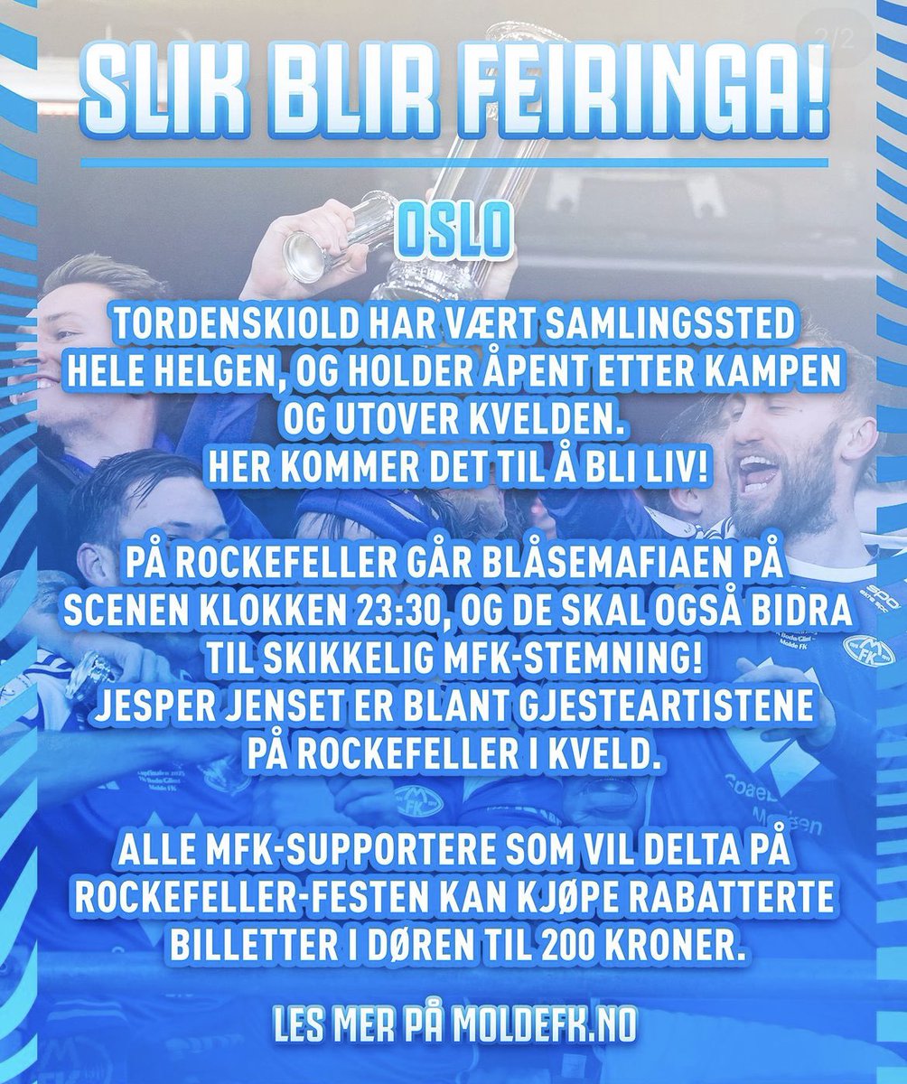 Molde in context tweet media