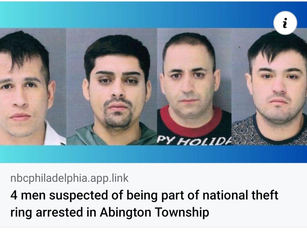 Hamletgarcia17's tweet photo. There is a network of criminals who are arriving from South America, with advanced technology to interrupt alarm systems and are robbing houses all over the nation. This case in particular very close to my house here in PA
Montgomery County and Bucks County. These individuals drove from California to our neighborhood and thousands are spreading throughout the country coming from CA and Texas. Detective says in this video Quote: They are coming into our country by the hundreds. I think we all know how they are getting into the country Biden opens borders for criminals and Terrorists 😡 video below secures your home day and night. @NBCPhiladelphia
https://t.co/dryWWyrsrJ