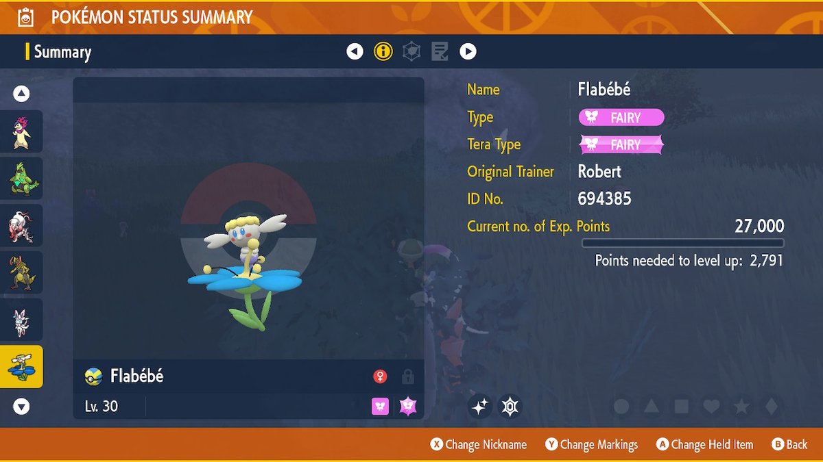 Robert_Ellison6's tweet photo. Thank you @VirtuallyMarti for your technique to use the camera to shiny hunt this little #shinyhunt #PokemonScarletViolet #NintendoSwitch https://t.co/rWOri4adc9