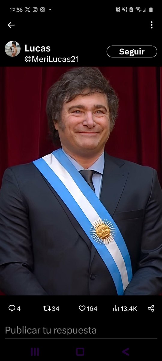 claudelrojo13's tweet photo. Tenemos Presidente @JMilei 
#VivaLaLibertadCarajo https://t.co/luez5XVtR0