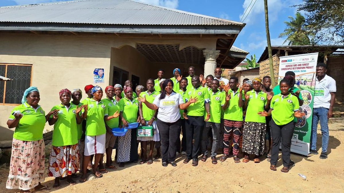 GoshenGlobal's tweet photo. We're empowering communities to achieve lasting outcomes ,focusing on financial stability and smart agriculture practices. With support from #Terrafund GGV has established five community-based VSLAs in the Wassa East DistrictAssembly;Aboaboso, Akrofi, Krobo, Essaman and Jerusalem https://t.co/3PIgWXCeHn