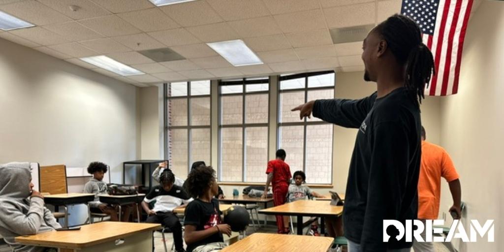 Students and mentors who are a part of our #BecomingAMan mentoring program are having a whole class discussion on current events.

It’s important to talk about these things and keep our students engaged.

#BAM #MentoringProgram #DREAMOmaha #CurrentEvents #Students #Mentors