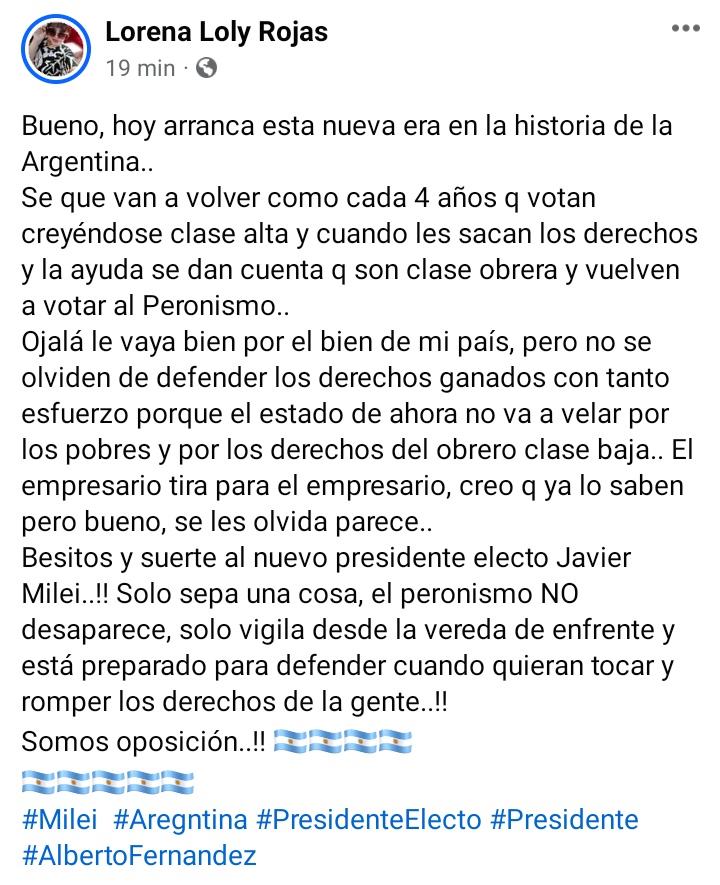 LorelolyPao's tweet photo. #MileiPresidente #albertofernandez #CadenaNacional #Argentina https://t.co/KUuxGjbxRJ