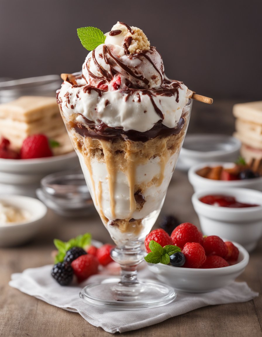 BazzarAI's tweet photo. Made Using Vision by Bazzar.
#AIDessertArt #IceCreamSundaeLove #IndulgentEats #SweetToothForever #DessertGlassGoals #aiartists #aiartistcommunity #aiartwork #aiartdaily #artoftheday #aiart #midjourney #aiartist #illustragram #aestheticart #stablediffusion https://t.co/mXho103MVi