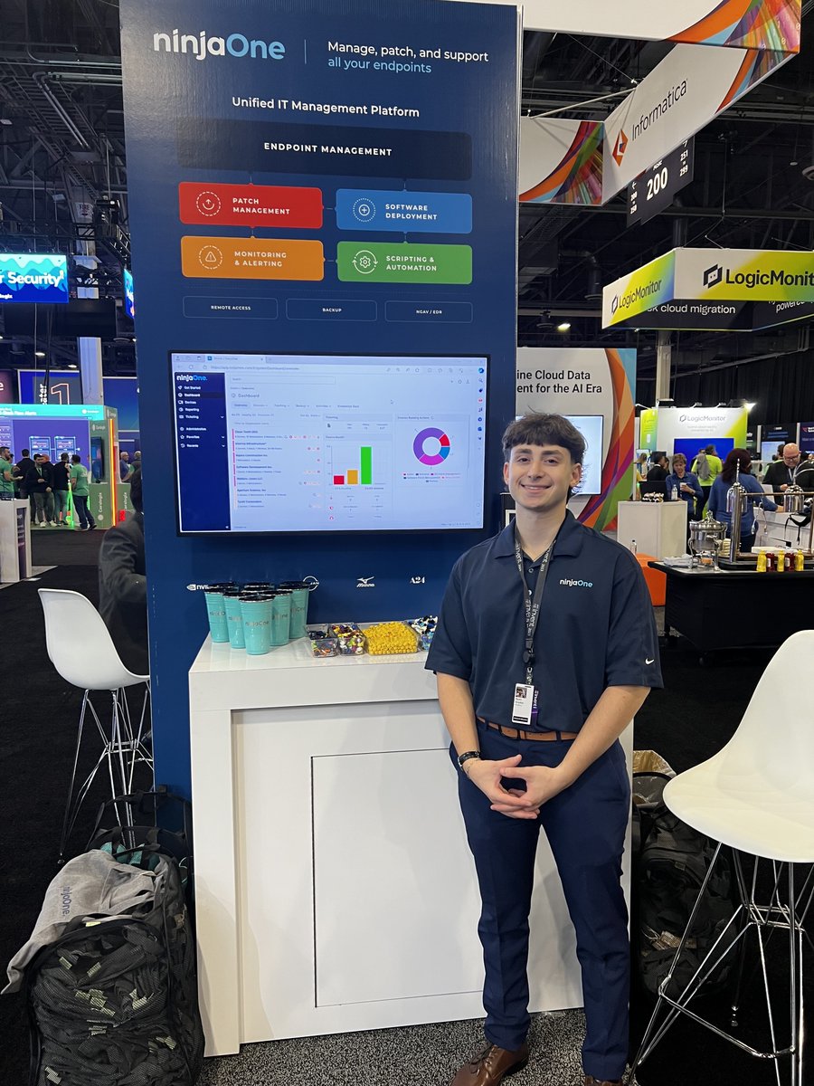 ninjaone's tweet image. Our first time at AWS re:Invent was a blast! Thanks to everyone who stopped by our booth and the after party🤩
#awsreinvent #AWS_Partner #Cybersecurity @AWSreInvent