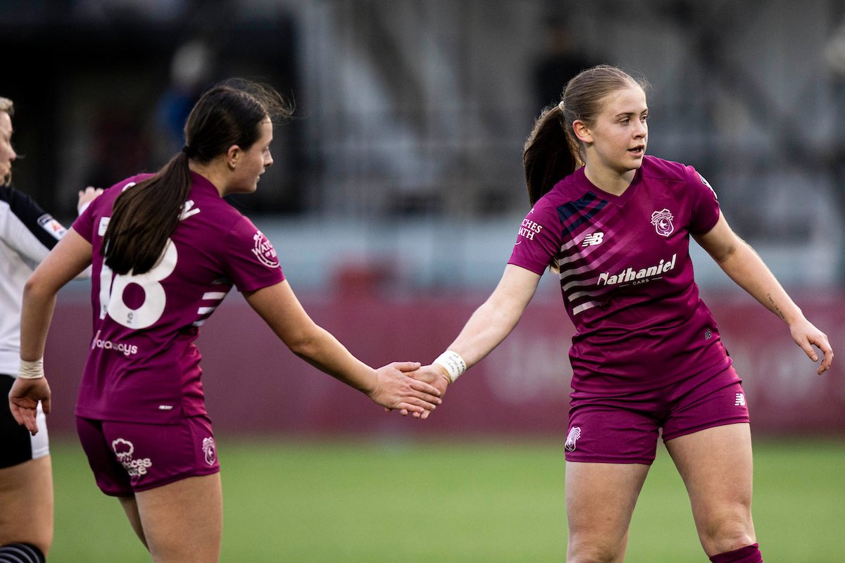 Making sure of a spot in the last four 🌟 @CardiffCityFCW | #ButeEnergyWelshCup