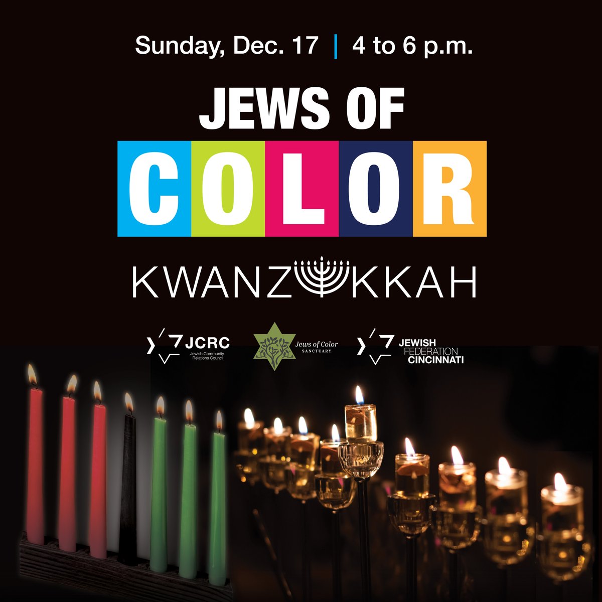 Celebrate a combination of holidays with us one week from today! Bring a dish, bring a friend, and bring some joy to this unique and fun gathering at the Mayerson JCC on Sunday, December 17. RSVP: ow.ly/lsnL50QgQjb