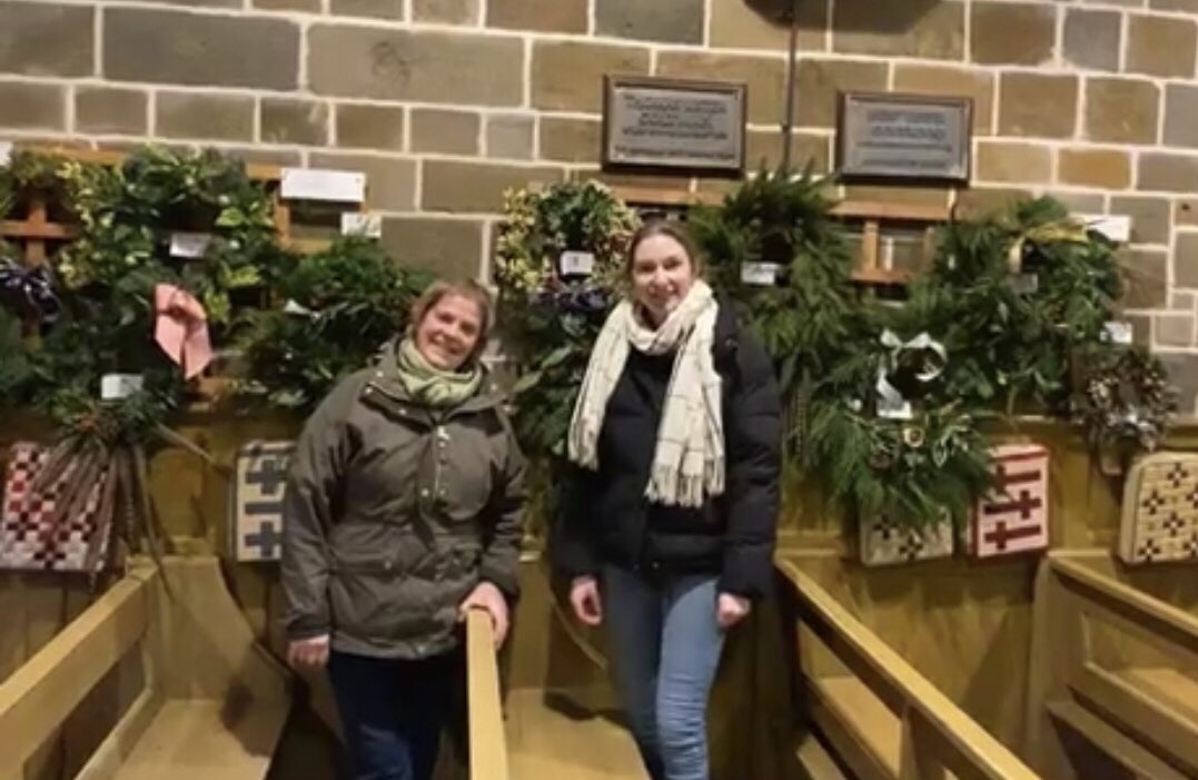 It’s our annual Carol service @Hameringhamchurch tonight with 22 Young Farmer wreaths to judge! #Christmas2023 #wreathmaking #LincsYFCcreativememvers