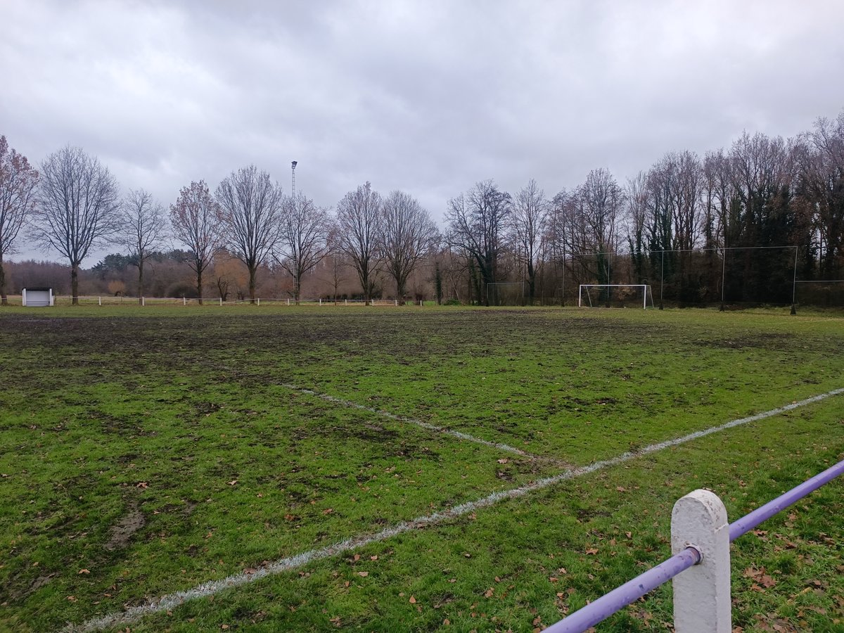 The result if players themselves decide to go on with a game in the massive rain.