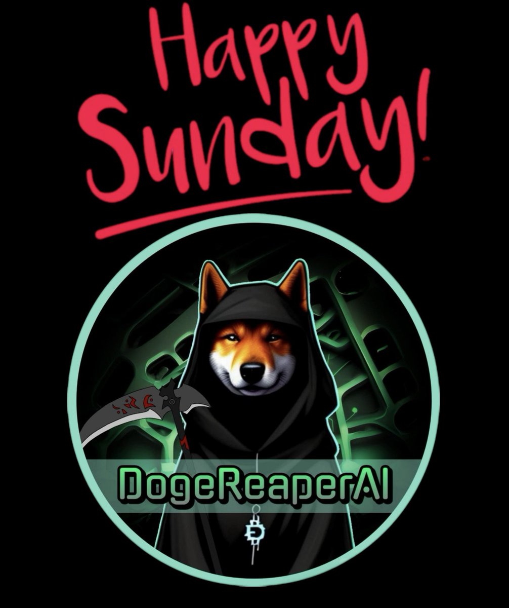 DogeReaperAI's tweet image. #DogereaperAI 🔥

We wish to you all a Happy Sunday ❤️

Let’s not forget that our buy competition still on 🔥🏆

#Binance #CryptoNews #Litecoin #ALTSEASON #BNB #CryptCommunity
