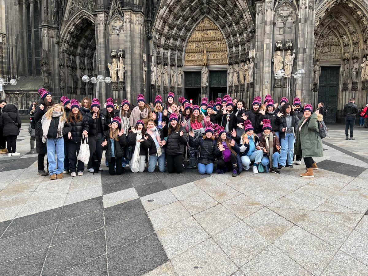 Day 3 - Stop 1 Cologne Cathedral! Every pupil climbed the tower! #533steps