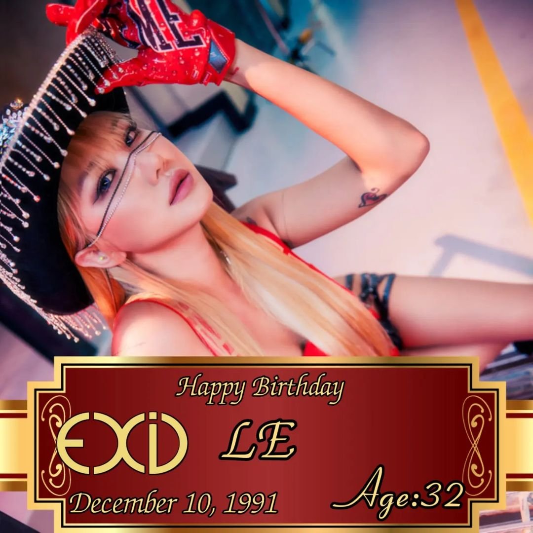 Filemonofficial's tweet photo. Happy Birthday to LE Nuna (Ahn Hyojin) (@EXIDofficial)

#Le #Ahnhyojin #ahnelly #elly #EXID #엘리 #안효진 #안엘리 #이엑스아이디 #イーエックスアイディー #エリー #アンヒョジン #アンエリー #kpop #music #Songwriter #Producer #gaonchart #popularmusic #koreanartist #Koreansinger https://t.co/qZskYKCqX7