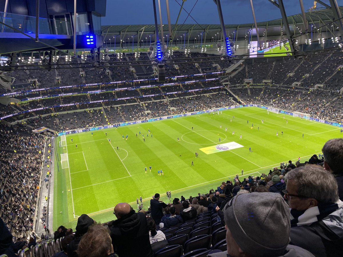 andersdosen's tweet photo. Sam Fender blasting out of the speakers at Tottenham Hotspur Stadium. Let’s go! 🖤🤍 Incognito in the home end today, don’t tell anyone 👀 https://t.co/jBBJLIsKWe