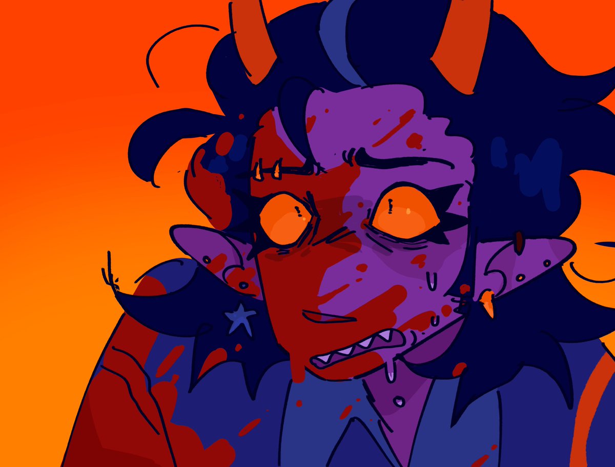 blood / quick lil #vasterror panel redraw while i’m fighting the finals war